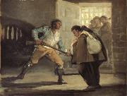 Francisco Goya El Maragato Points a gun Sweden oil painting artist